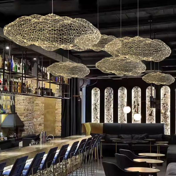 Modern Floating Cloud Light - 图片 2