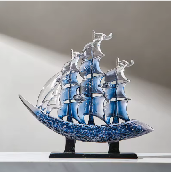 Room Decor Smooth Sailing Boat Ornament