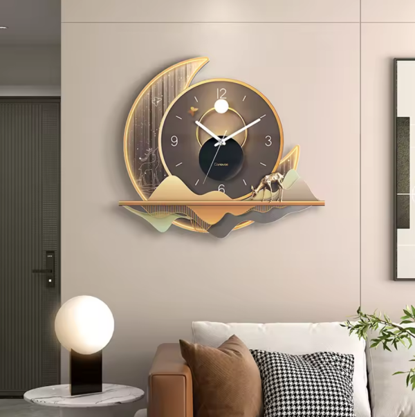 Nordic Wall Clocks Art Mural Modern Fashion - 图片 3
