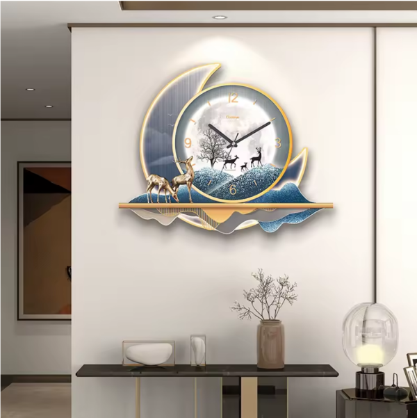 Nordic Wall Clocks Art Mural Modern Fashion - 图片 4