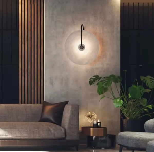 Circle Wall Light Indoor Corridor - 图片 3