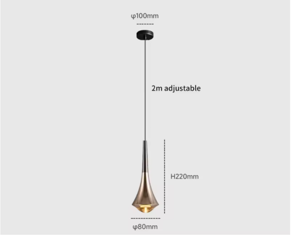 Modern LED Pendant Light Hanging Lamp - 图片 5