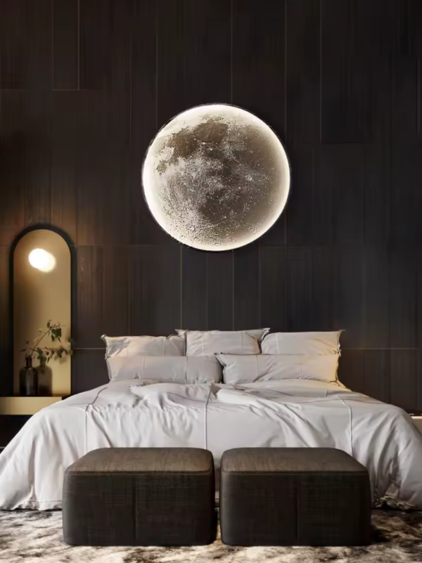 Moon wall lamp bedroom background wall ceiling lamp