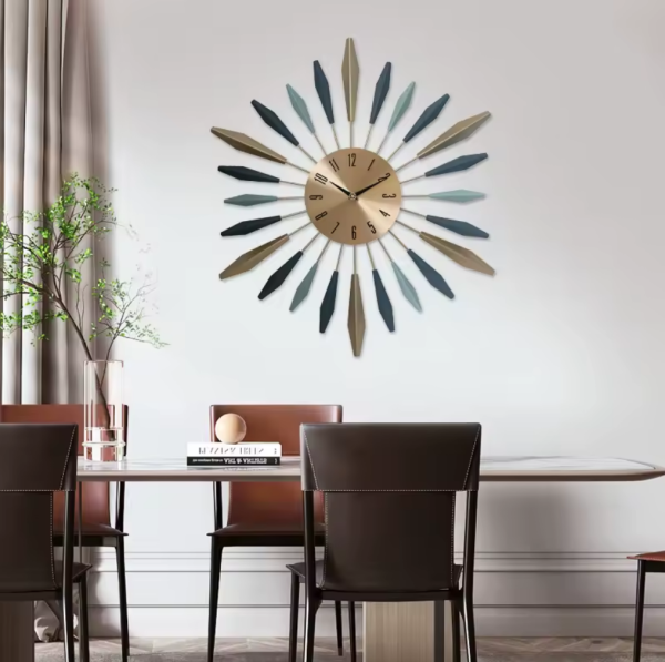 Mute Wall Clock for Living Room and Porch - 图片 2