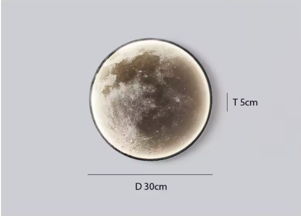 Moon wall lamp bedroom background wall ceiling lamp - 图片 4