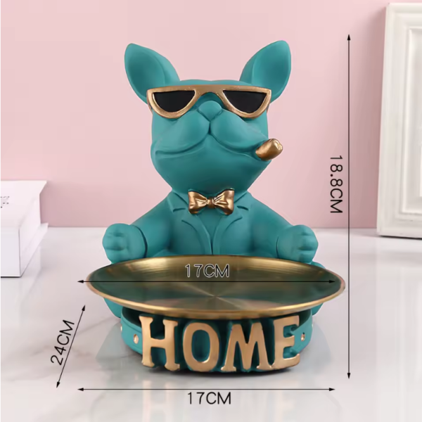 French Bulldog Decorative Tray - 图片 2